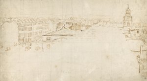 Schets voor de Eidometropolis door Thomas Girtin