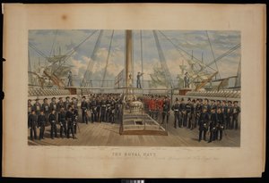 De Koninklijke Marine. Opgedragen aan admiraal Sir Thomas Sabrine Pasley... van H.M.S. The Royal Oak door Thomas Goldsworth Dutton