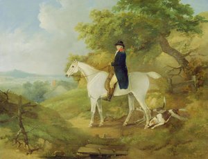 George Morland op zijn Jager, 1794