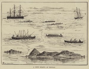 Een Scheepsregatta in Trinidad door Thomas Harrington Wilson