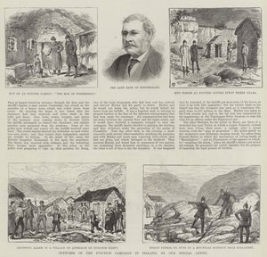 Schetsen van de uitzettingscampagne in Ierland