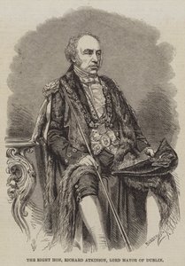 De zeer eerwaarde Richard Atkinson, burgemeester van Dublin door Thomas Harrington Wilson