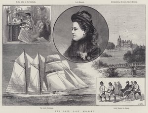 De overleden Lady Brassey door Thomas Harrington Wilson