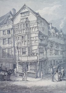 Chancery Lane, Londen door Thomas Hearne