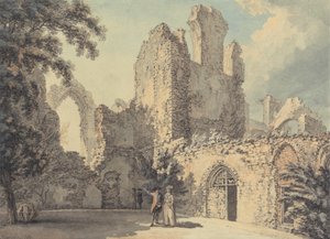 De ruïnes van Leiston Abbey door Thomas Hearne