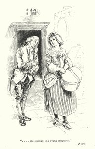 Illustratie voor Een sentimentele reis door Laurence Sterne (litho) door Thomas Heath Robinson