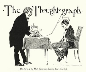 De Thoughtograph (litho) door Thomas Heath Robinson