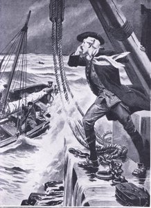 Om een pad naar de zee te verlichten: Smeaton, illustratie uit