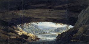 Interieur van de grot bij Porth yr Ogof
