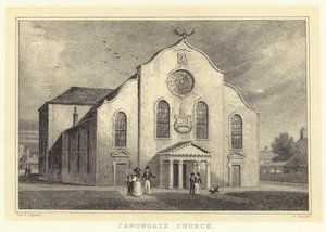 Canongate Kerk door Thomas Hosmer (after) Shepherd
