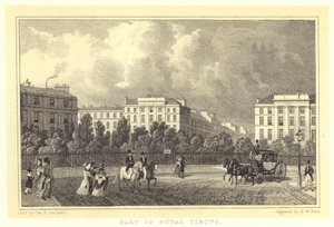 Deel van Royal Circus door Thomas Hosmer (after) Shepherd