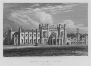 Abercairney Abbey, Perthshire door Thomas Hosmer Shepherd