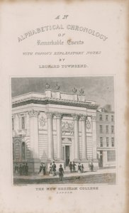 Een alfabetische chronologie van opmerkelijke gebeurtenissen door Thomas Hosmer Shepherd