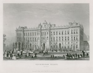 Buckingham Palace door Thomas Hosmer Shepherd