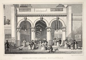 Burlington Arcade, Piccadilly, uit 