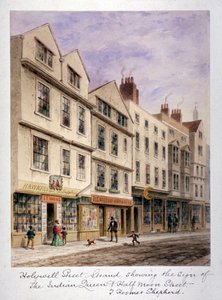 Holywell Street, Westminster, Londen, ca. 1853