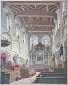 Interieur van de Kerk van St Bartholomew-the-Great, Smithfield, City of London