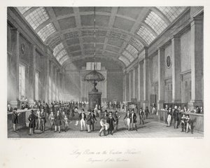 Lange Kamer in het Douanehuis, uit 