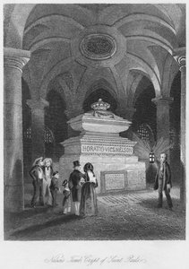 Graf van Nelson, Crypte van Saint Pauls, ca. 1841