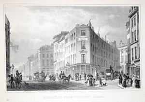 Piccadilly, vanaf Coventry Street, uit 