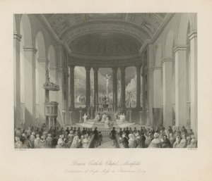 Rooms-Katholieke Kerk in Moorfields door Thomas Hosmer Shepherd