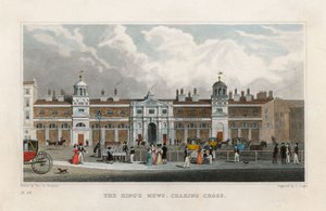 De Koningsstallen, Charing Cross. Tijdelijk onderkomen van Edward Cross