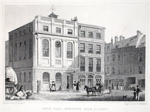 Stadhuis, Borough High Street, uit 