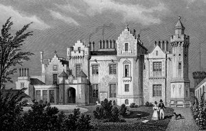 Uitzicht op Abbotsford door Thomas Hosmer Shepherd