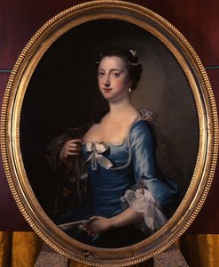 Portret van Frances Thynne, Lady Hertford, later hertogin van Somerset door Thomas Hudson