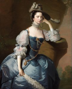 Portret van Margaret, Lady Oxenden, c. 1755