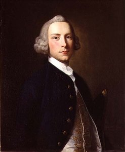 Portret van een marineofficier in uniform