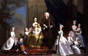 De familie Radcliffe, c.1738-42