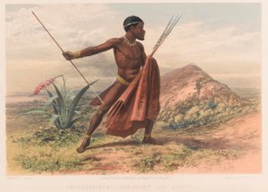 Xhosa krijger, 8e Kaapse Grensoorlog