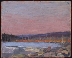 Een noordelijk meer door Tom Thomson