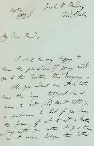 Een brief van Sir Thomas Lawrence door Thomas Lawrence