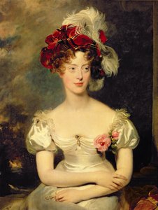 Marie-Caroline de Bourbon (1798-1870) Hertogin van Berry door Thomas Lawrence