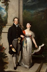 De heer en mevrouw James Dunlop, ca. 1825 door Thomas Lawrence