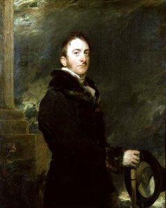 Portret van Cropley Ashley Cooper, 6e Graaf van Shaftesbury door Thomas Lawrence