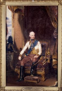 Portret van Francois I (1768-1835) keizer van Oostenrijk, laatste keizer van Duitsland onder de naam Francois II
