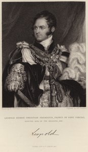 Portret van Koning Leopold I