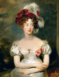 Prinses Caroline van Napels en Sicilië 1798-1870, hertogin van Berry door Thomas Lawrence