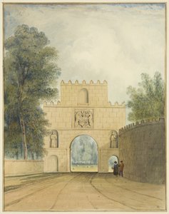 Noordzijde van de poort bij Arno