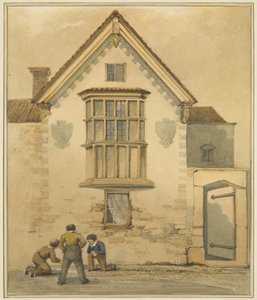 Oud Huis, genaamd het Paleis, in Pile Street door Thomas Leeson the Elder Rowbotham