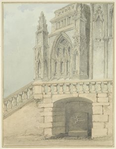 Redcliffe Conduit en deel van de noordelijke portiek door Thomas Leeson the Elder Rowbotham