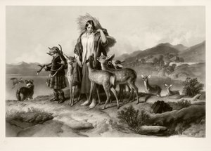 De familie van de boswachter door Thomas Lewis Atkinson