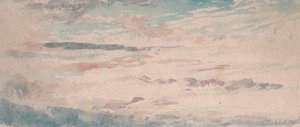 Wolkstudie - Blauwe en Rode Gevlekte Alto - Cumulus