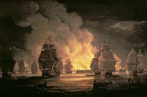 De Slag bij Algiers, 27 augustus 1816, ca. 1825