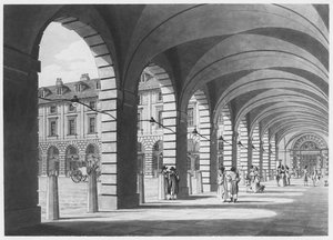 Piazza, Covent Garden, 1796 door Thomas Malton Jnr.