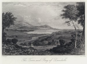 De Stad en Baai van Dundalk door Thomas Mann (after) Baynes