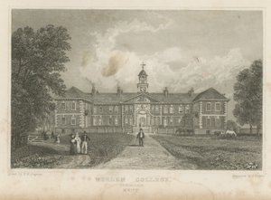 Mensen op het terrein van Morden College door Thomas Mann Baynes